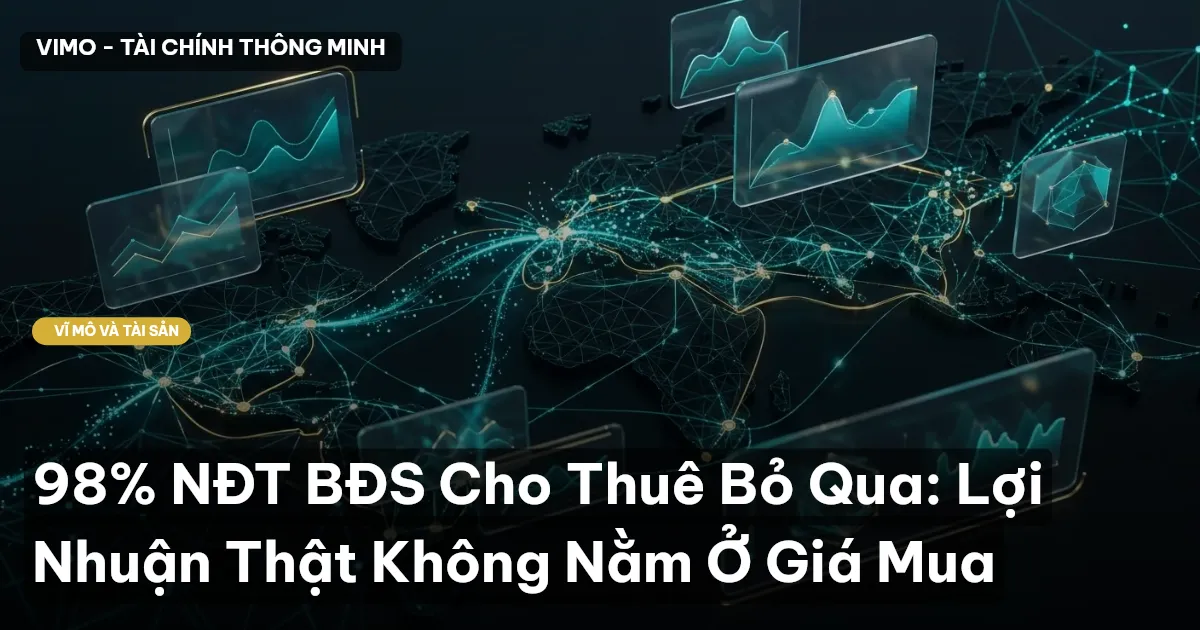 98% NĐT BĐS Cho Thuê Bỏ Qua: Lợi Nhuận Thật Không Nằm Ở Giá Mua