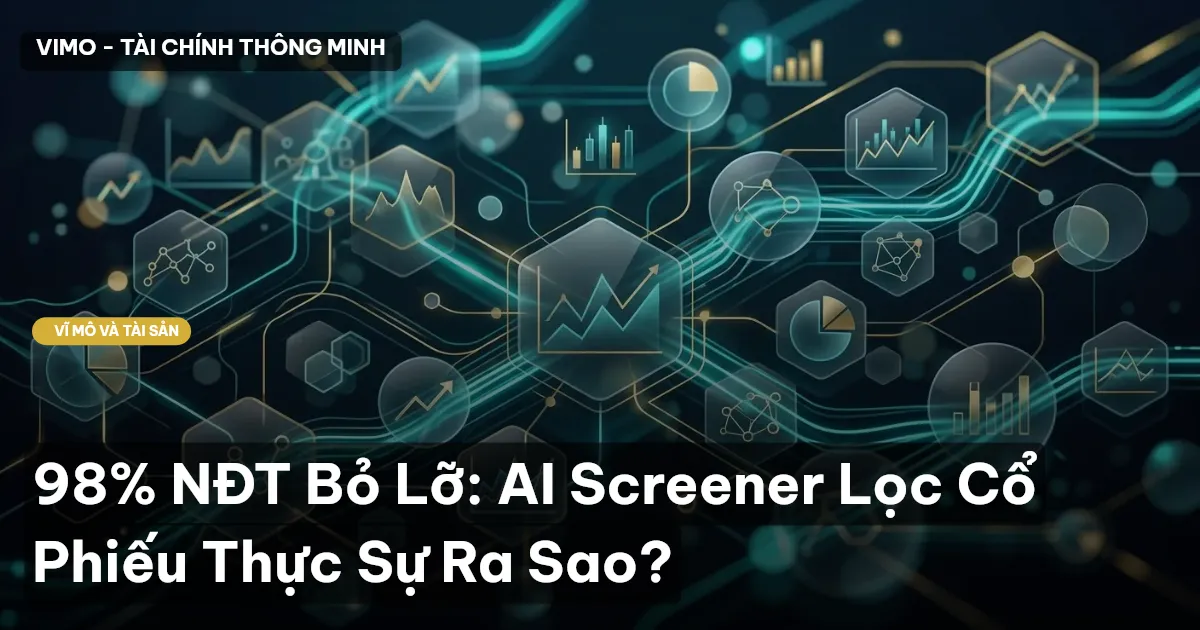 98% NĐT Bỏ Lỡ: AI Screener Lọc Cổ Phiếu Thực Sự Ra Sao?