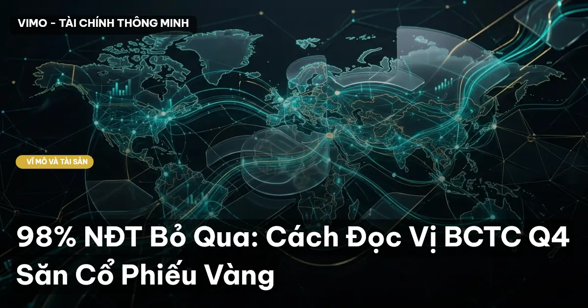 98% NĐT Bỏ Qua: Cách Đọc Vị BCTC Q4 Săn Cổ Phiếu Vàng
