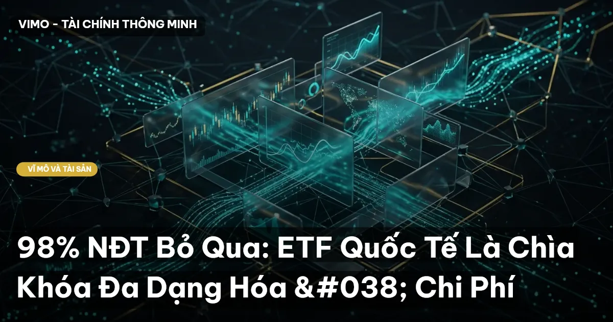 98% NĐT Bỏ Qua: ETF Quốc Tế Là Chìa Khóa Đa Dạng Hóa & Chi Phí