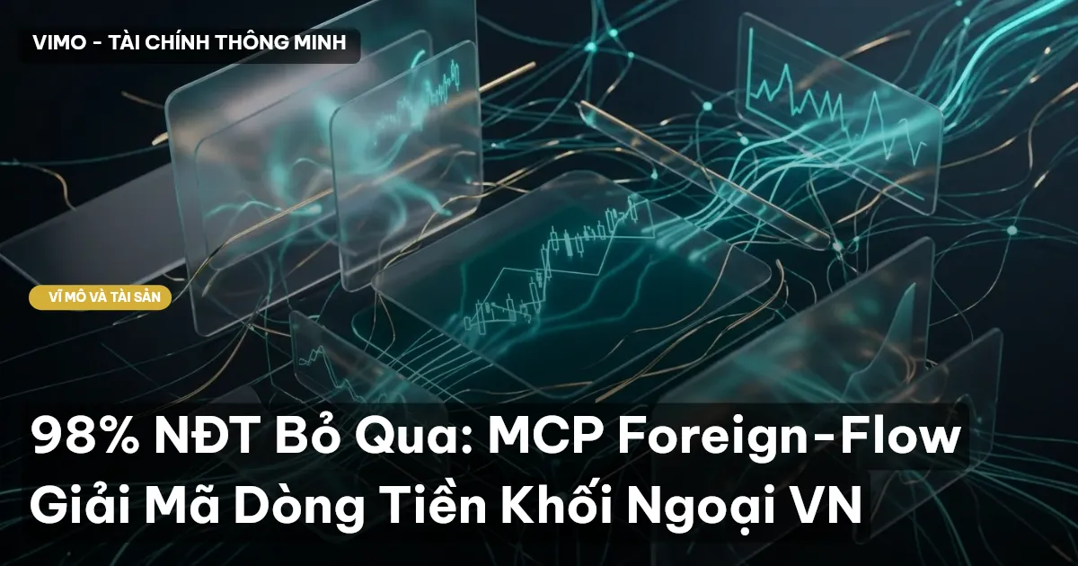 98% NĐT Bỏ Qua: MCP Foreign-Flow Giải Mã Dòng Tiền Khối Ngoại VN