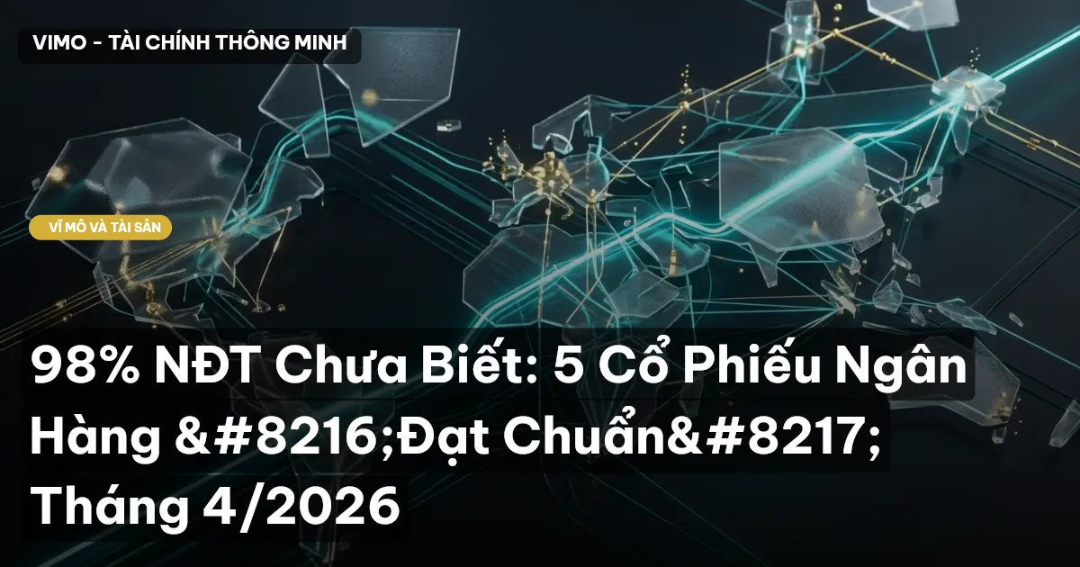 98% NĐT Chưa Biết: 5 Cổ Phiếu Ngân Hàng ‘Đạt Chuẩn’ Tháng 4/2026