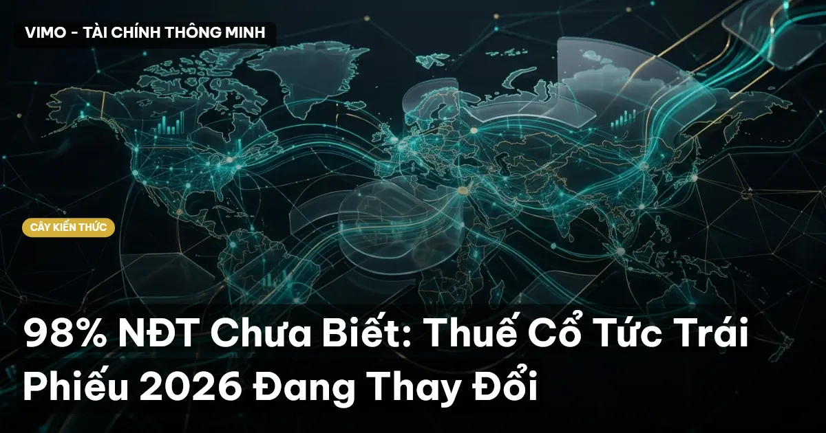 98% NĐT Chưa Biết: Thuế Cổ Tức Trái Phiếu 2026 Đang Thay Đổi