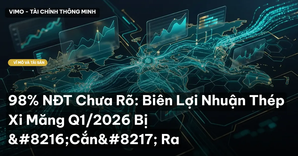98% NĐT Chưa Rõ: Biên Lợi Nhuận Thép Xi Măng Q1/2026 Bị 'Cắn' Ra