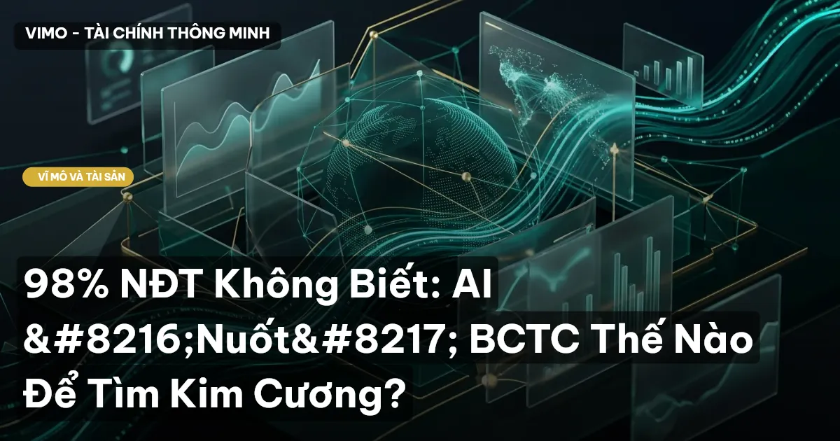 98% NĐT Không Biết: AI ‘Nuốt’ BCTC Thế Nào Để Tìm Kim Cương?
