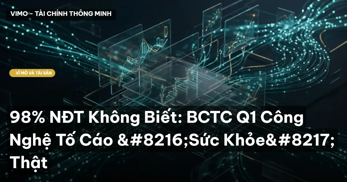 98% NĐT Không Biết: BCTC Q1 Công Nghệ Tố Cáo 'Sức Khỏe' Thật