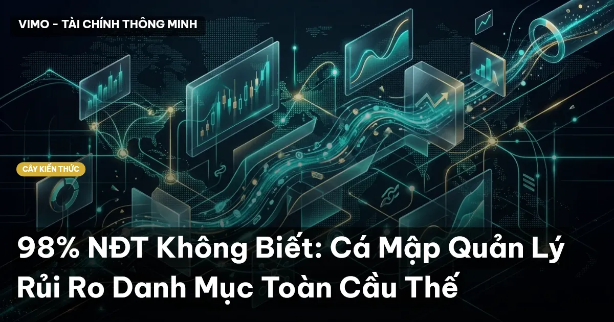 98% NĐT Không Biết: Cá Mập Quản Lý Rủi Ro Danh Mục Toàn Cầu Thế