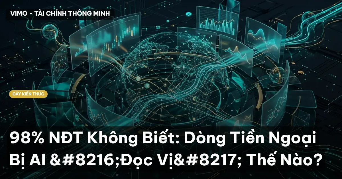 98% NĐT Không Biết: Dòng Tiền Ngoại Bị AI ‘Đọc Vị’ Thế Nào?