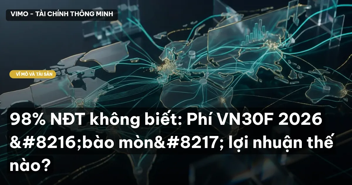 98% NĐT không biết: Phí VN30F 2026 ‘bào mòn’ lợi nhuận thế nào?