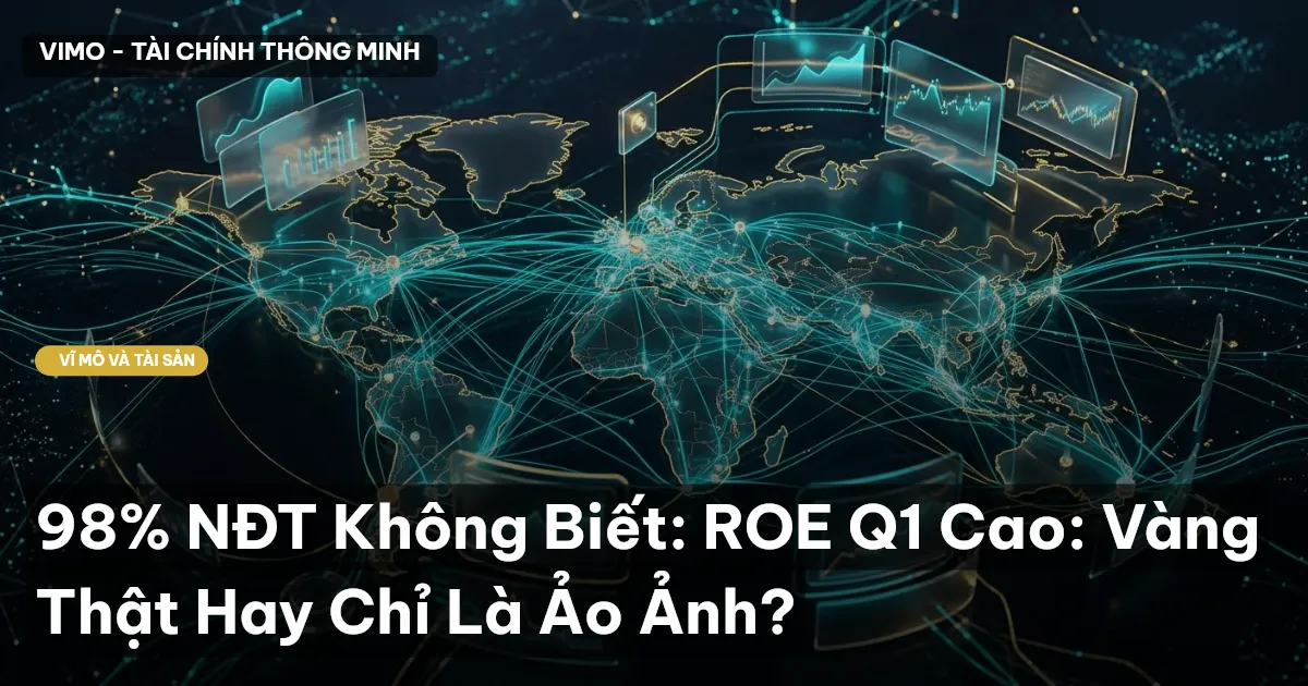 98% NĐT Không Biết: ROE Q1 Cao: Vàng Thật Hay Chỉ Là Ảo Ảnh?