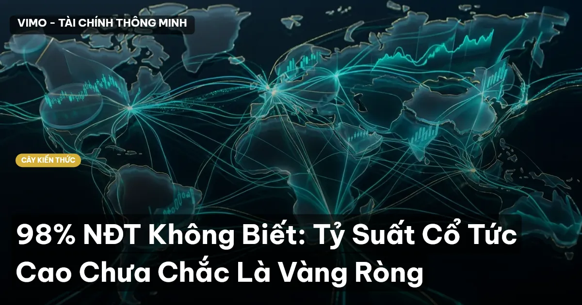 98% NĐT Không Biết: Tỷ Suất Cổ Tức Cao Chưa Chắc Là Vàng Ròng