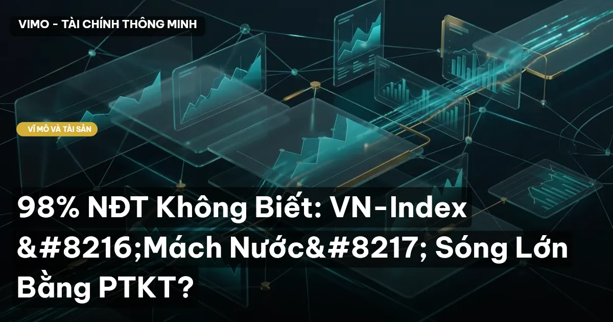 98% NĐT Không Biết: VN-Index 'Mách Nước' Sóng Lớn Bằng PTKT?