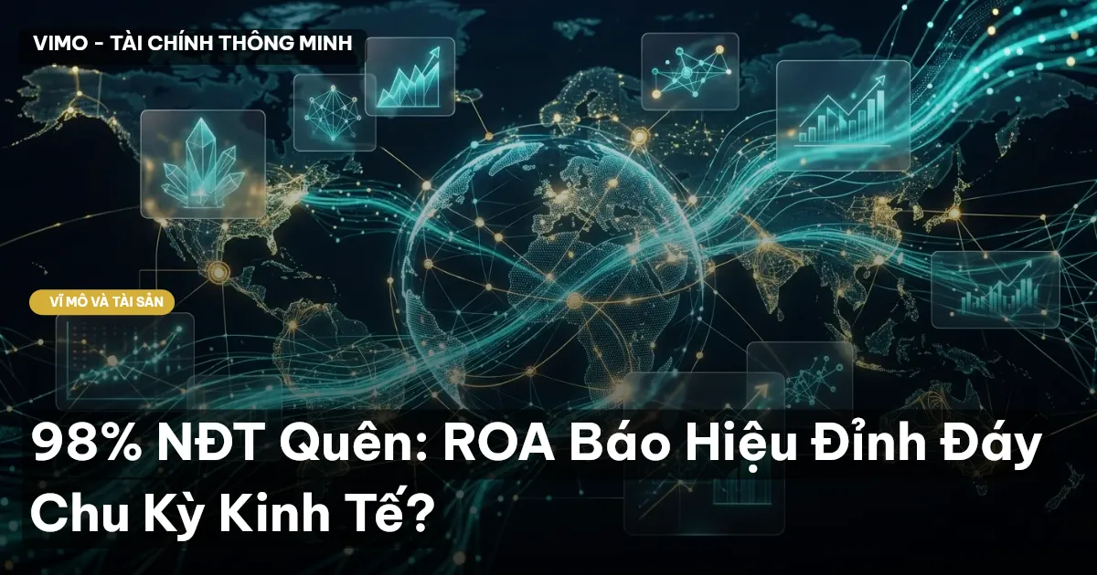 98% NĐT Quên: ROA Báo Hiệu Đỉnh Đáy Chu Kỳ Kinh Tế?