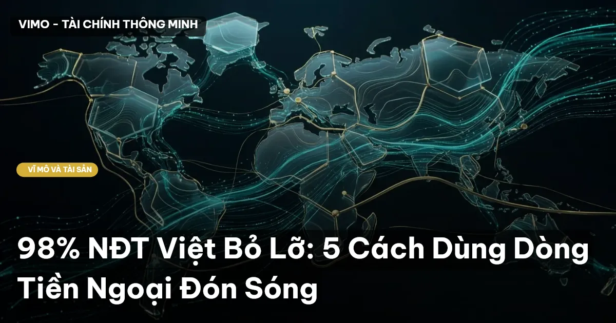 98% NĐT Việt Bỏ Lỡ: 5 Cách Dùng Dòng Tiền Ngoại Đón Sóng