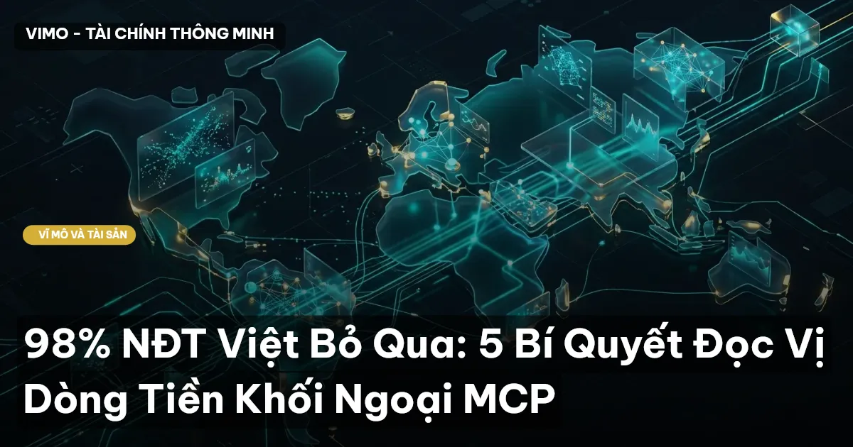 98% NĐT Việt Bỏ Qua: 5 Bí Quyết Đọc Vị Dòng Tiền Khối Ngoại MCP