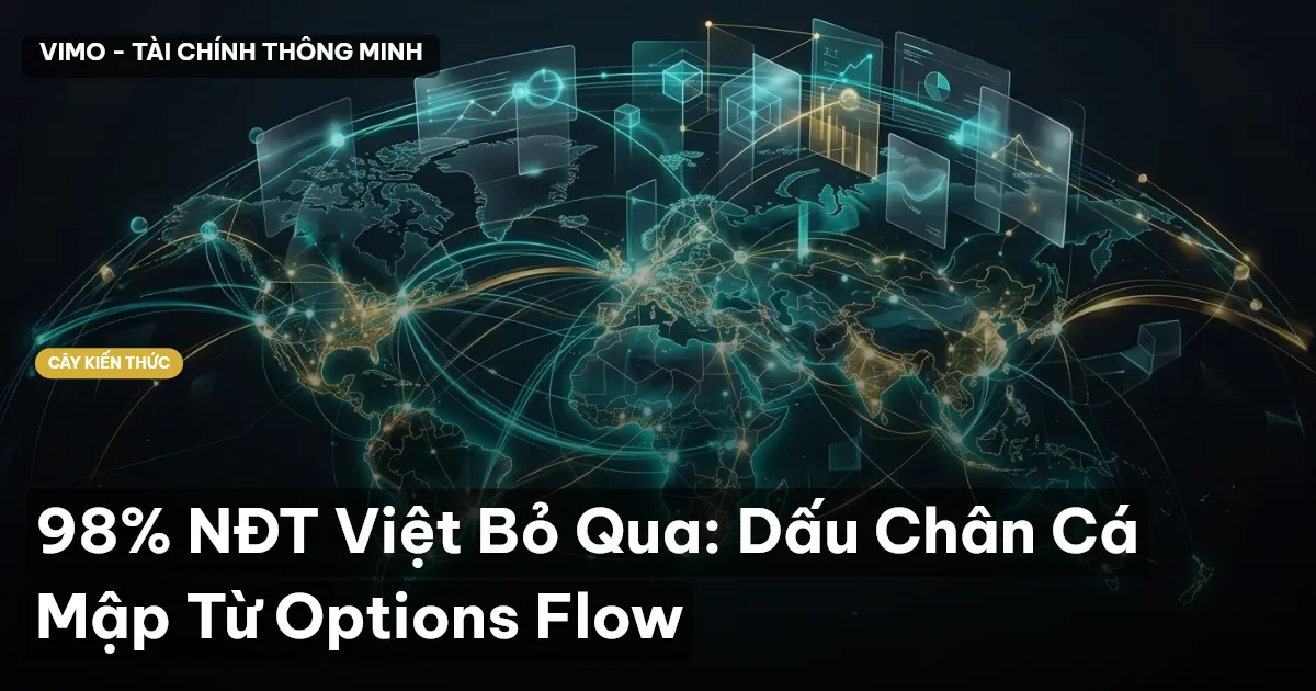 98% NĐT Việt Bỏ Qua: Dấu Chân Cá Mập Từ Options Flow