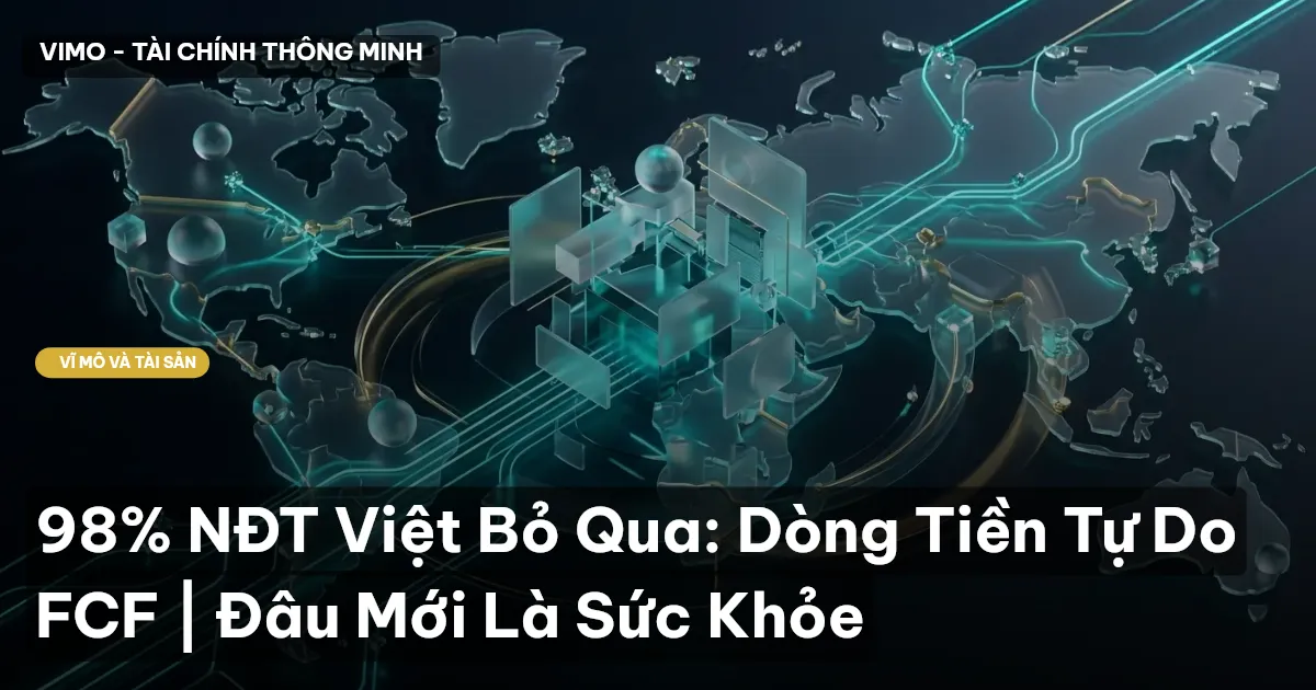 98% NĐT Việt Bỏ Qua: Dòng Tiền Tự Do FCF | Đâu Mới Là Sức Khỏe