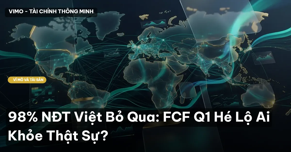 98% NĐT Việt Bỏ Qua: FCF Q1 Hé Lộ Ai Khỏe Thật Sự?