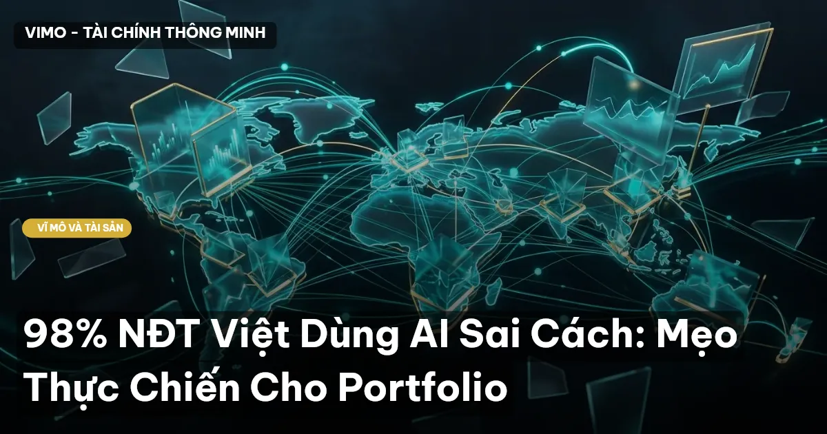 98% NĐT Việt Dùng AI Sai Cách: Mẹo Thực Chiến Cho Portfolio