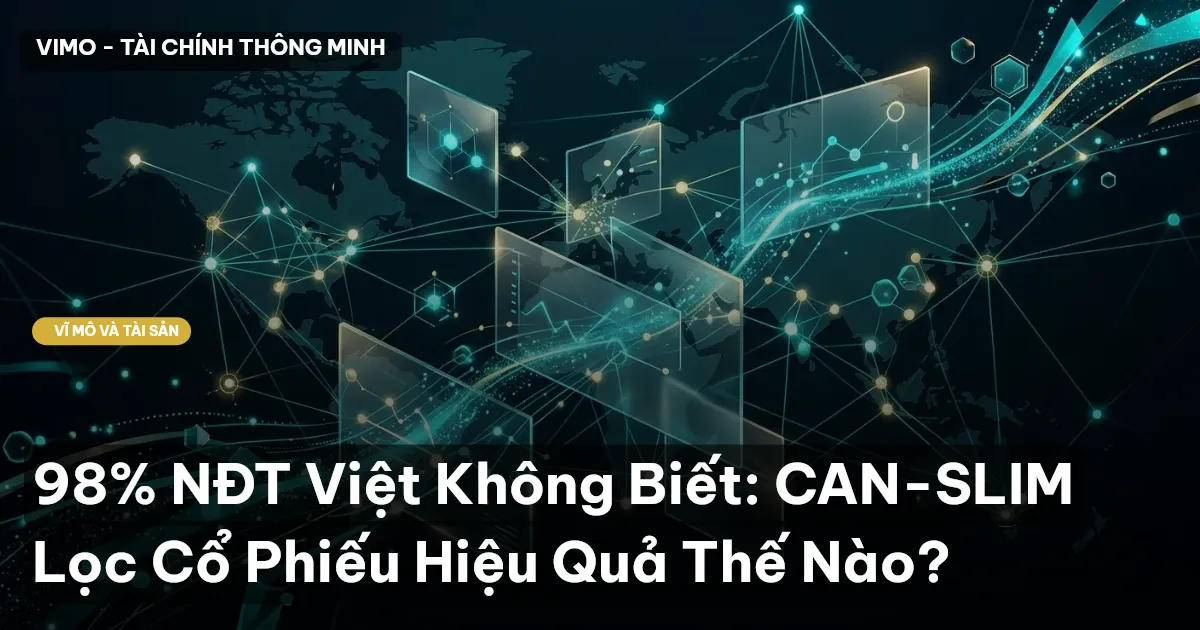 98% NĐT Việt Không Biết: CAN-SLIM Lọc Cổ Phiếu Hiệu Quả Thế Nào?