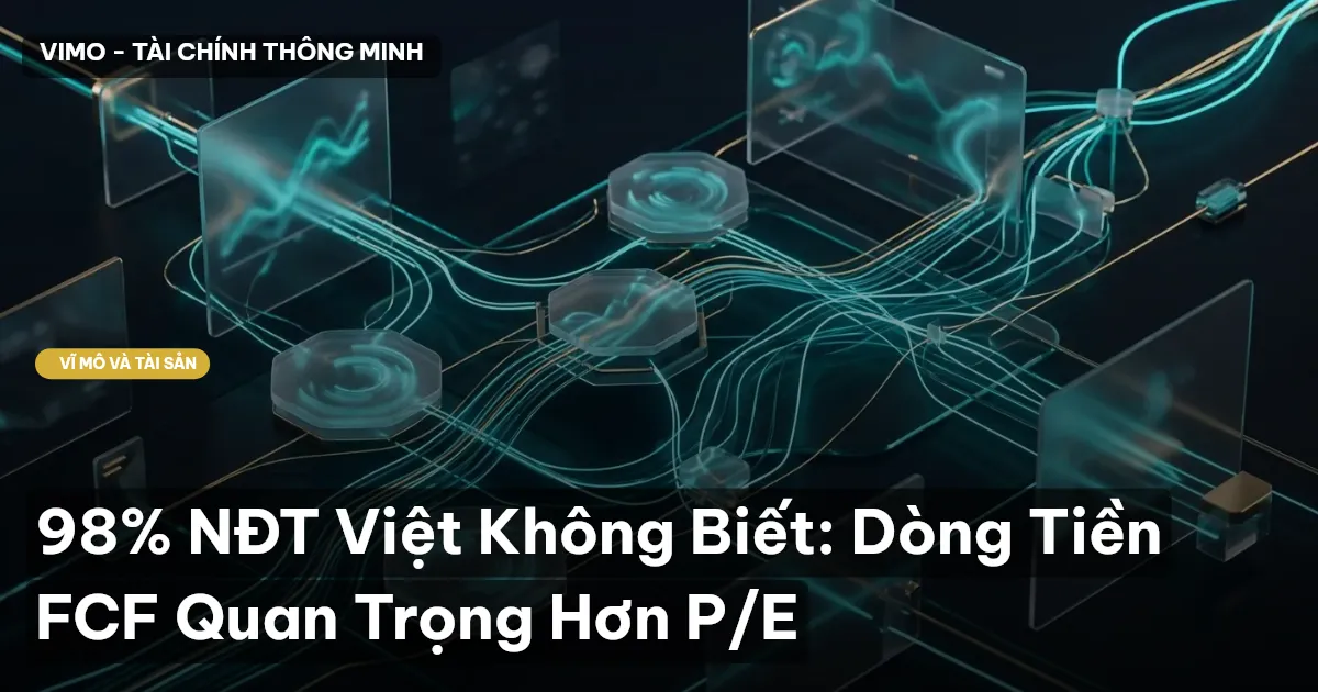98% NĐT Việt Không Biết: Dòng Tiền FCF Quan Trọng Hơn P/E