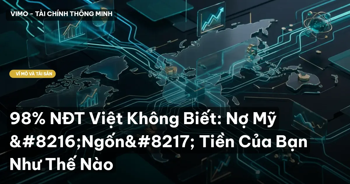 98% NĐT Việt Không Biết: Nợ Mỹ ‘Ngốn’ Tiền Của Bạn Như Thế Nào