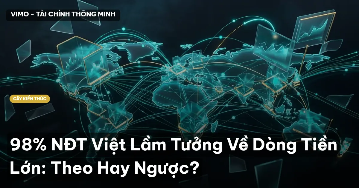 98% NĐT Việt Lầm Tưởng Về Dòng Tiền Lớn: Theo Hay Ngược?