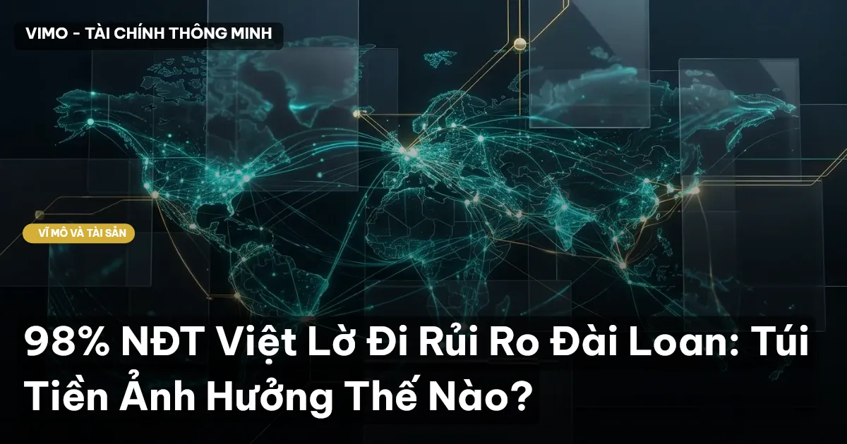 98% NĐT Việt Lờ Đi Rủi Ro Đài Loan: Túi Tiền Ảnh Hưởng Thế Nào?