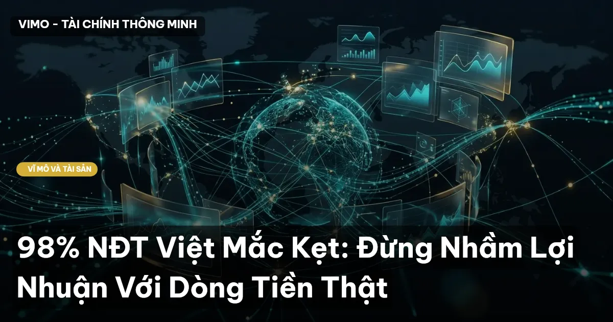 98% NĐT Việt Mắc Kẹt: Đừng Nhầm Lợi Nhuận Với Dòng Tiền Thật