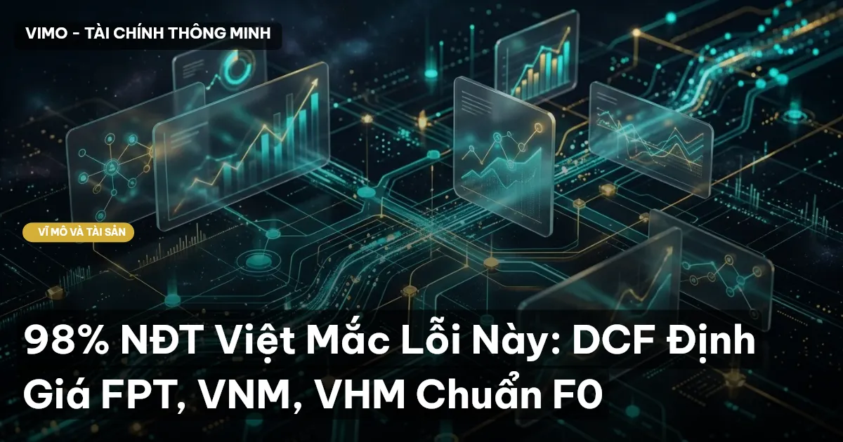 98% NĐT Việt Mắc Lỗi Này: DCF Định Giá FPT, VNM, VHM Chuẩn F0