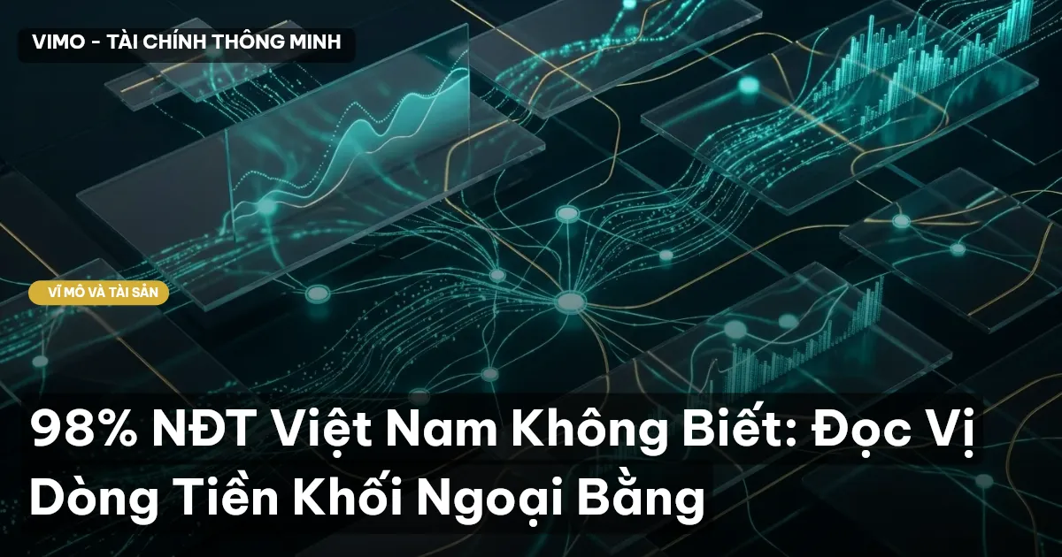 98% NĐT Việt Nam Không Biết: Đọc Vị Dòng Tiền Khối Ngoại Bằng