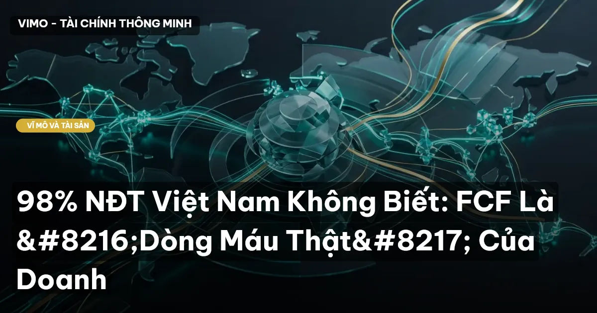 98% NĐT Việt Nam Không Biết: FCF Là ‘Dòng Máu Thật’ Của Doanh