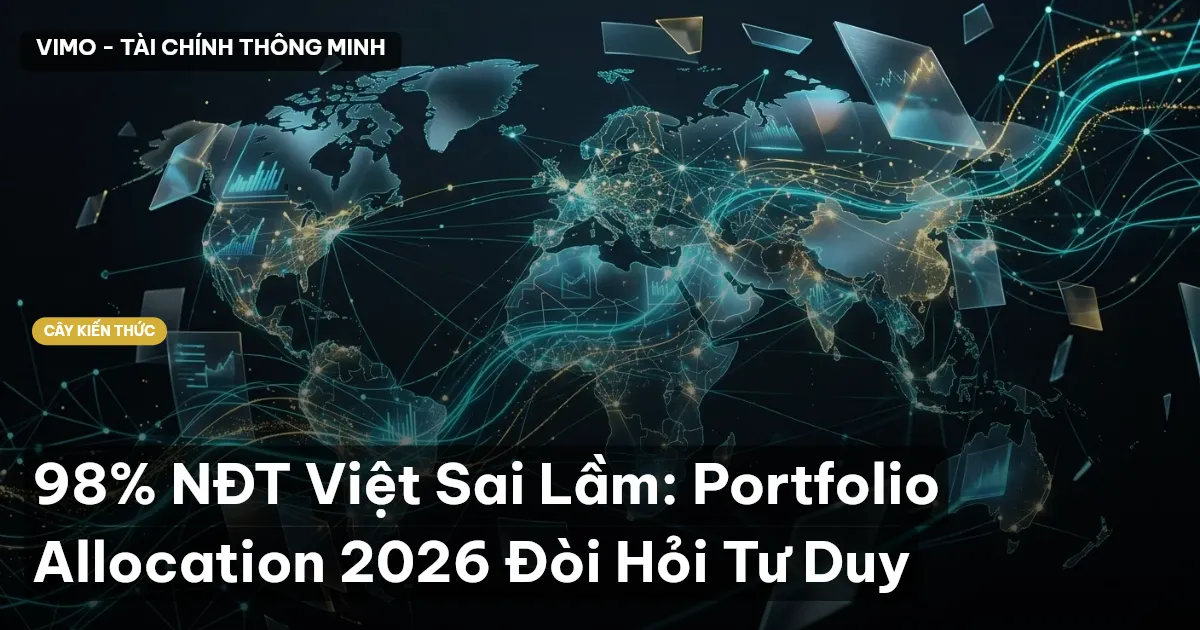 98% NĐT Việt Sai Lầm: Portfolio Allocation 2026 Đòi Hỏi Tư Duy