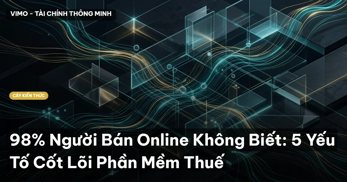 98% Người Bán Online Không Biết: 5 Yếu Tố Cốt Lõi Phần Mềm Thuế