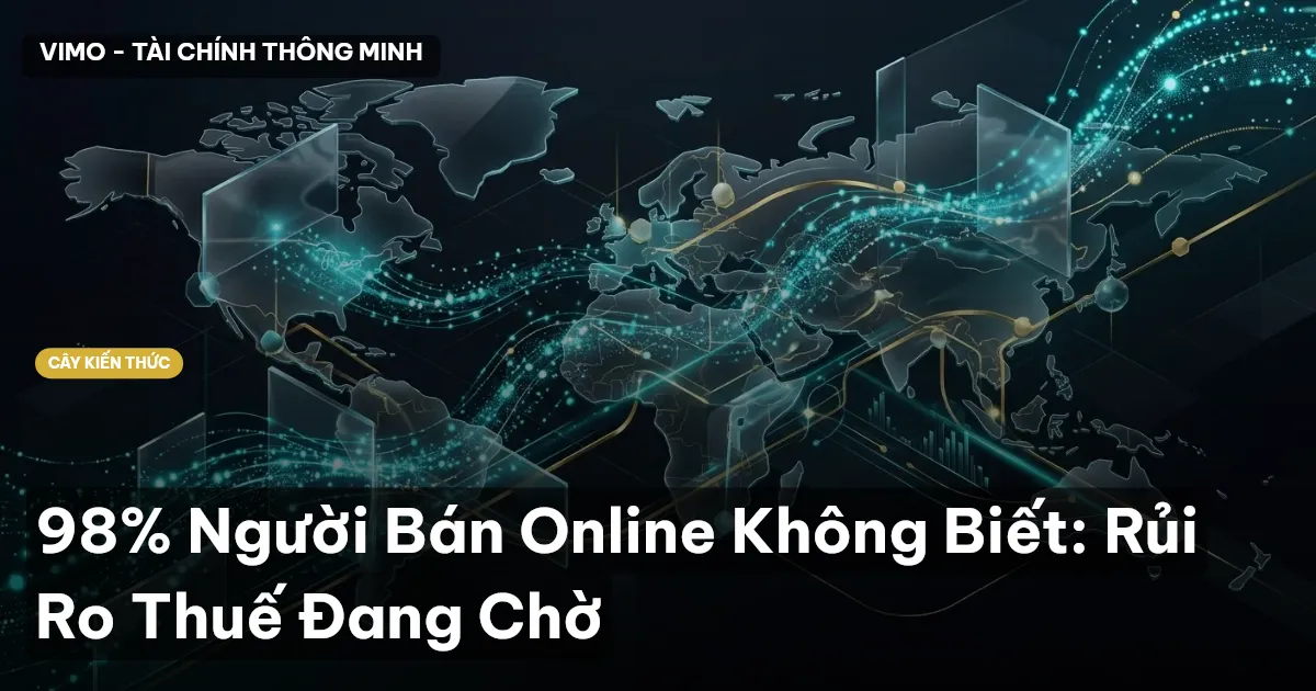 98% Người Bán Online Không Biết: Rủi Ro Thuế Đang Chờ