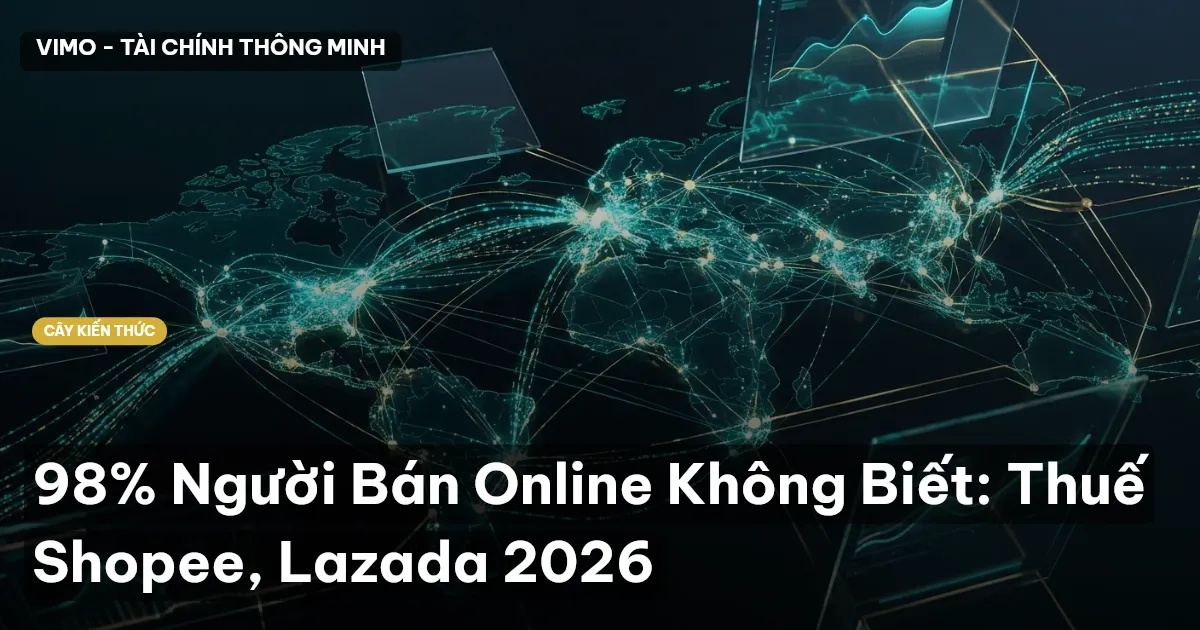 98% Người Bán Online Không Biết: Thuế Shopee, Lazada 2026