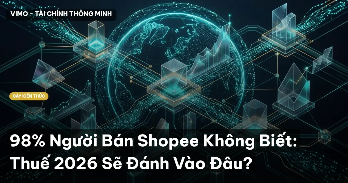 98% Người Bán Shopee Không Biết: Thuế 2026 Sẽ Đánh Vào Đâu?