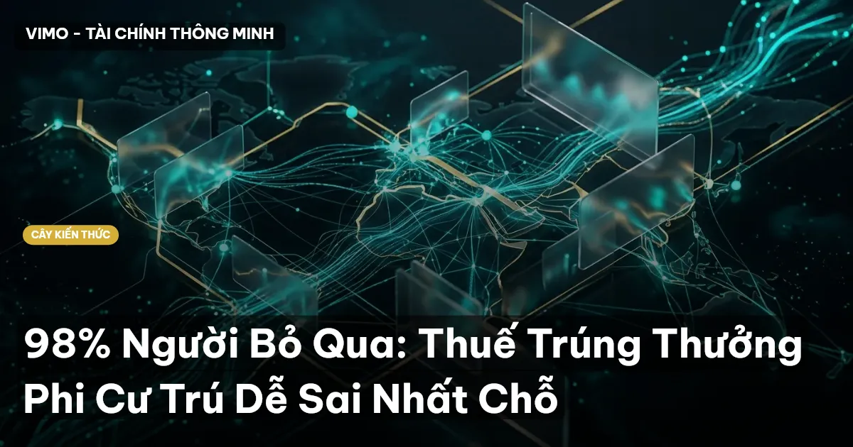 98% Người Bỏ Qua: Thuế Trúng Thưởng Phi Cư Trú Dễ Sai Nhất Chỗ