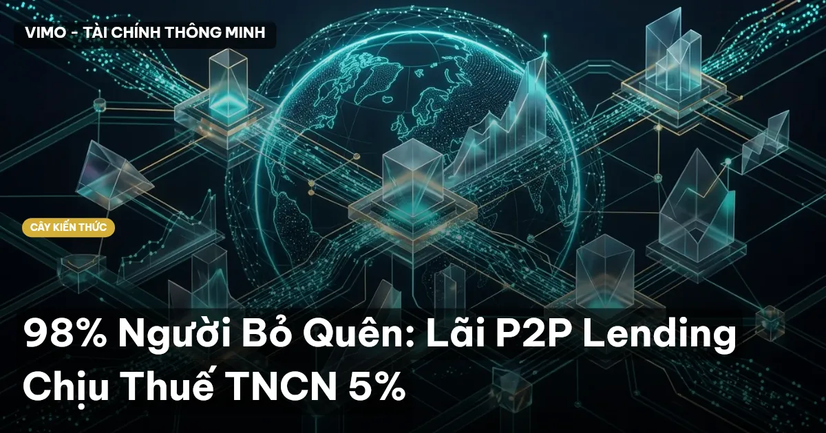 98% Người Bỏ Quên: Lãi P2P Lending Chịu Thuế TNCN 5%