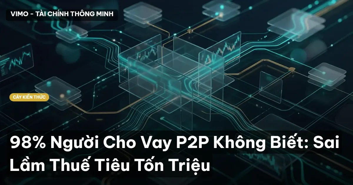98% Người Cho Vay P2P Không Biết: Sai Lầm Thuế Tiêu Tốn Triệu