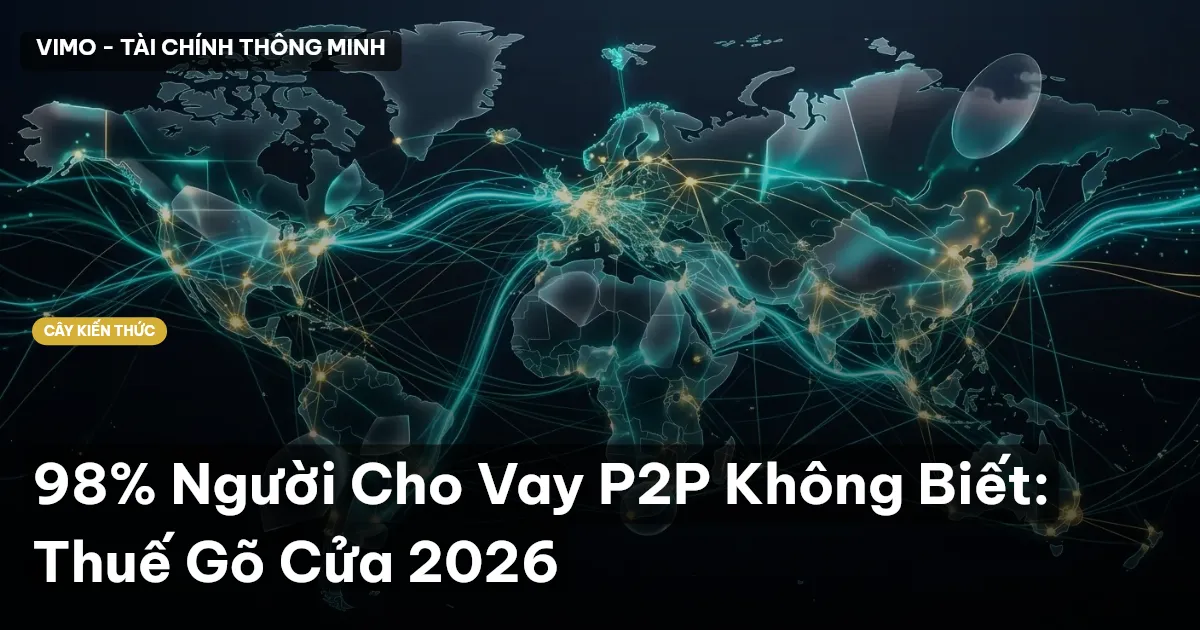 98% Người Cho Vay P2P Không Biết: Thuế Gõ Cửa 2026