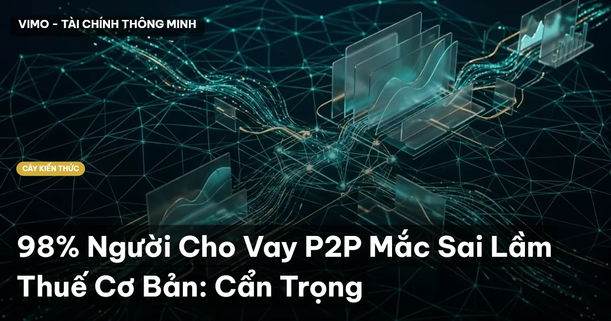 98% Người Cho Vay P2P Mắc Sai Lầm Thuế Cơ Bản: Cẩn Trọng