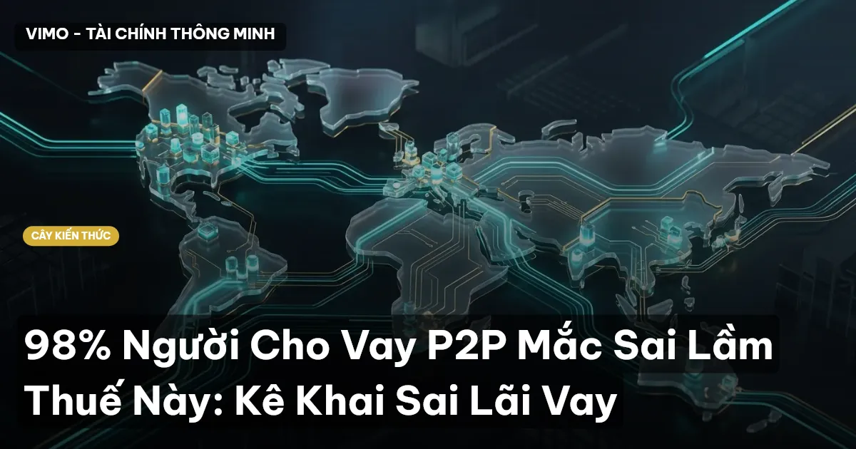 98% Người Cho Vay P2P Mắc Sai Lầm Thuế Này: Kê Khai Sai Lãi Vay