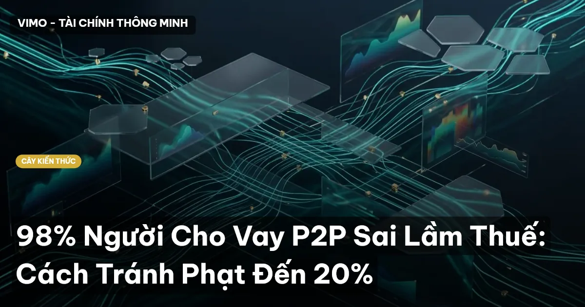 98% Người Cho Vay P2P Sai Lầm Thuế: Cách Tránh Phạt Đến 20%