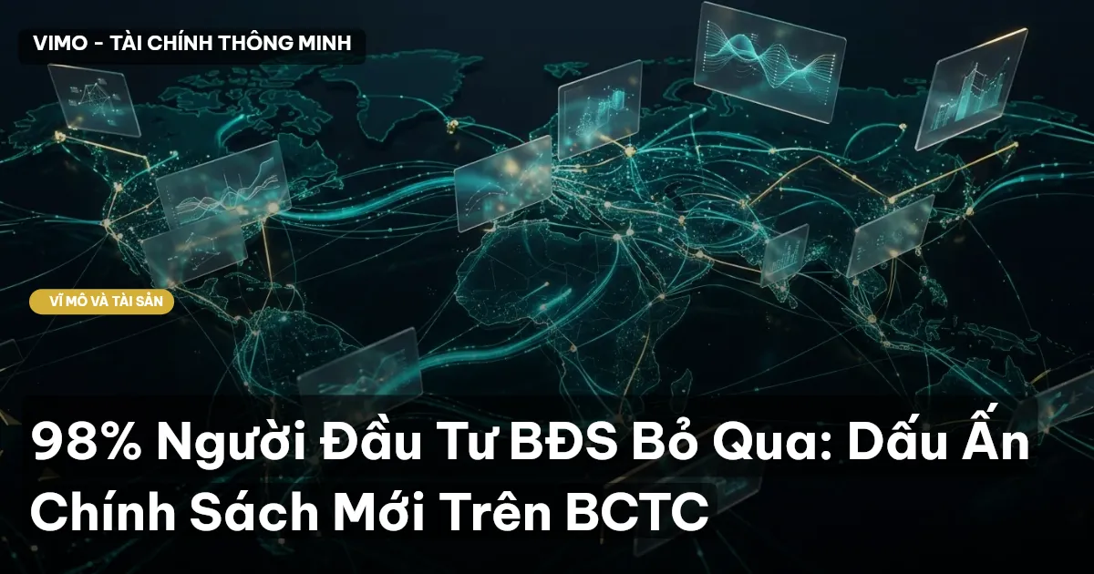 98% Người Đầu Tư BĐS Bỏ Qua: Dấu Ấn Chính Sách Mới Trên BCTC