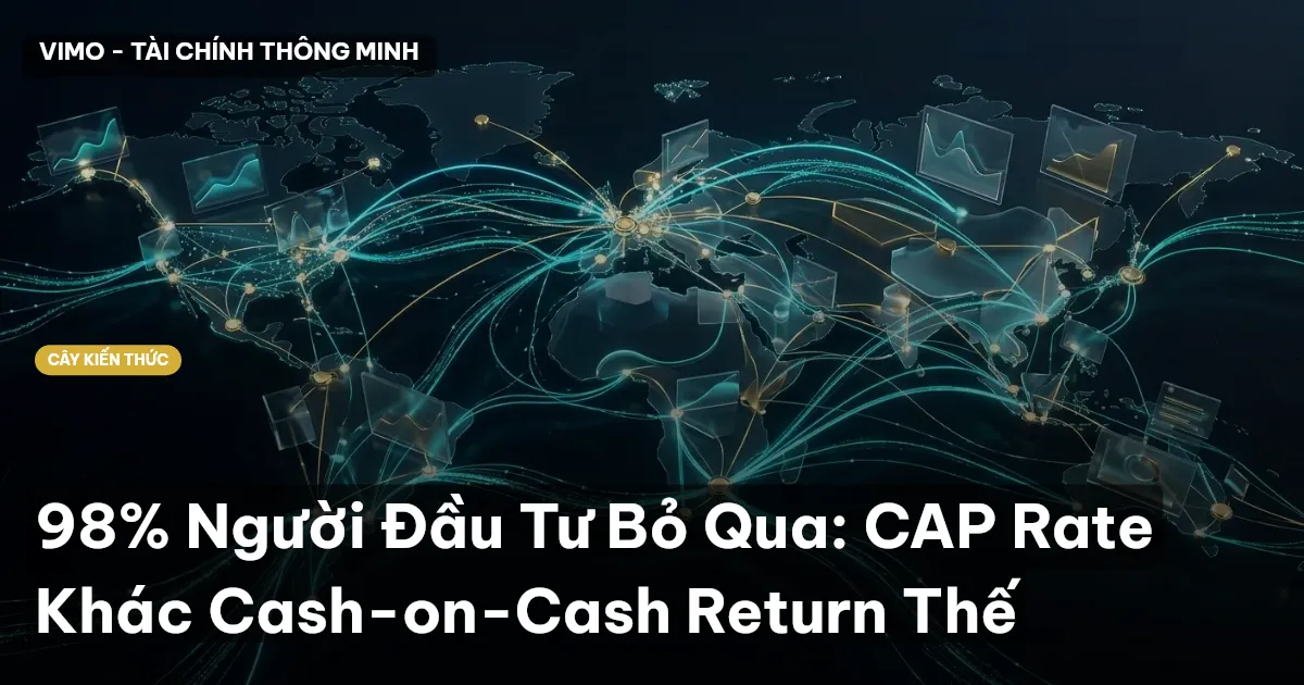 98% Người Đầu Tư Bỏ Qua: CAP Rate Khác Cash-on-Cash Return Thế