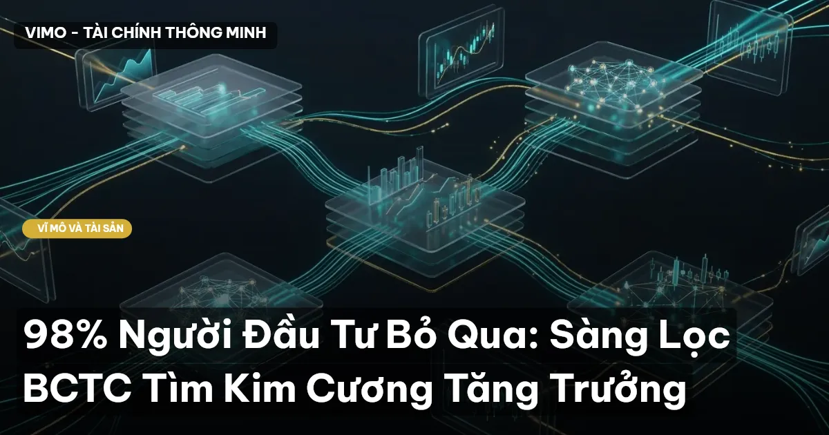 98% Người Đầu Tư Bỏ Qua: Sàng Lọc BCTC Tìm Kim Cương Tăng Trưởng