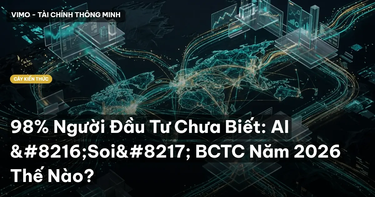 98% Người Đầu Tư Chưa Biết: AI ‘Soi’ BCTC Năm 2026 Thế Nào?