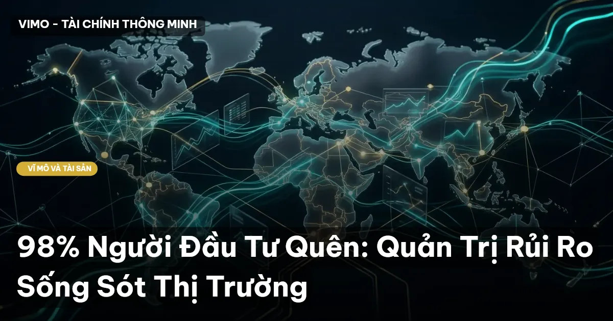 98% Người Đầu Tư Quên: Quản Trị Rủi Ro Sống Sót Thị Trường