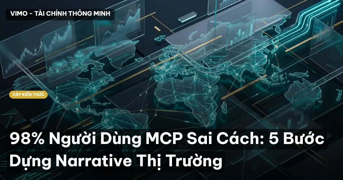 98% Người Dùng MCP Sai Cách: 5 Bước Dựng Narrative Thị Trường